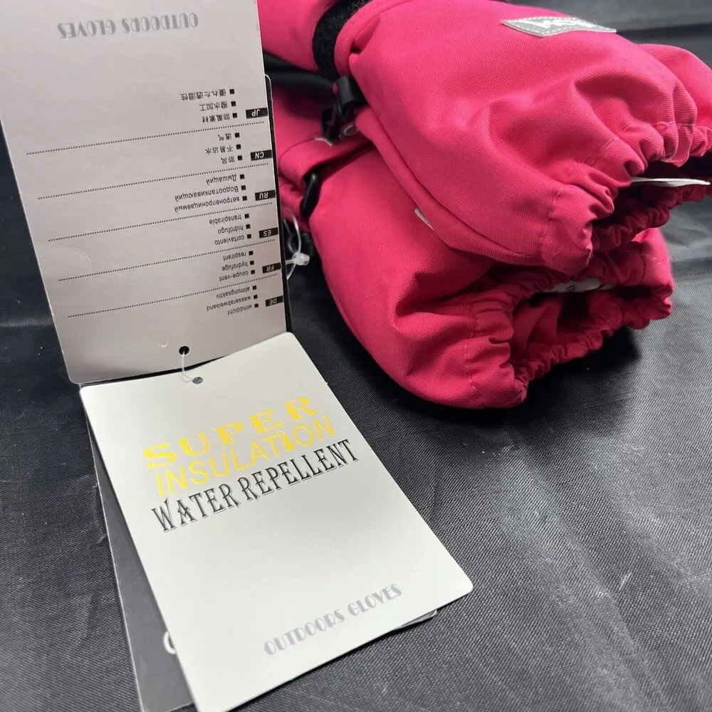 MCTi KIDS Waterproof Mittens 1Pair Warm Windproof Long Cuff Gloves Size XXXS
